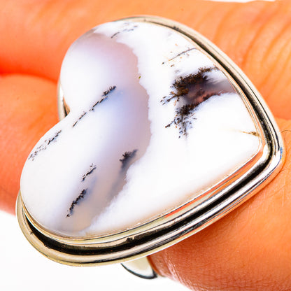 Dendritic Opal Rings handcrafted by Ana Silver Co - RING110861