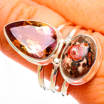 Mushroom Rhyolite Rings handcrafted by Ana Silver Co - RING110865