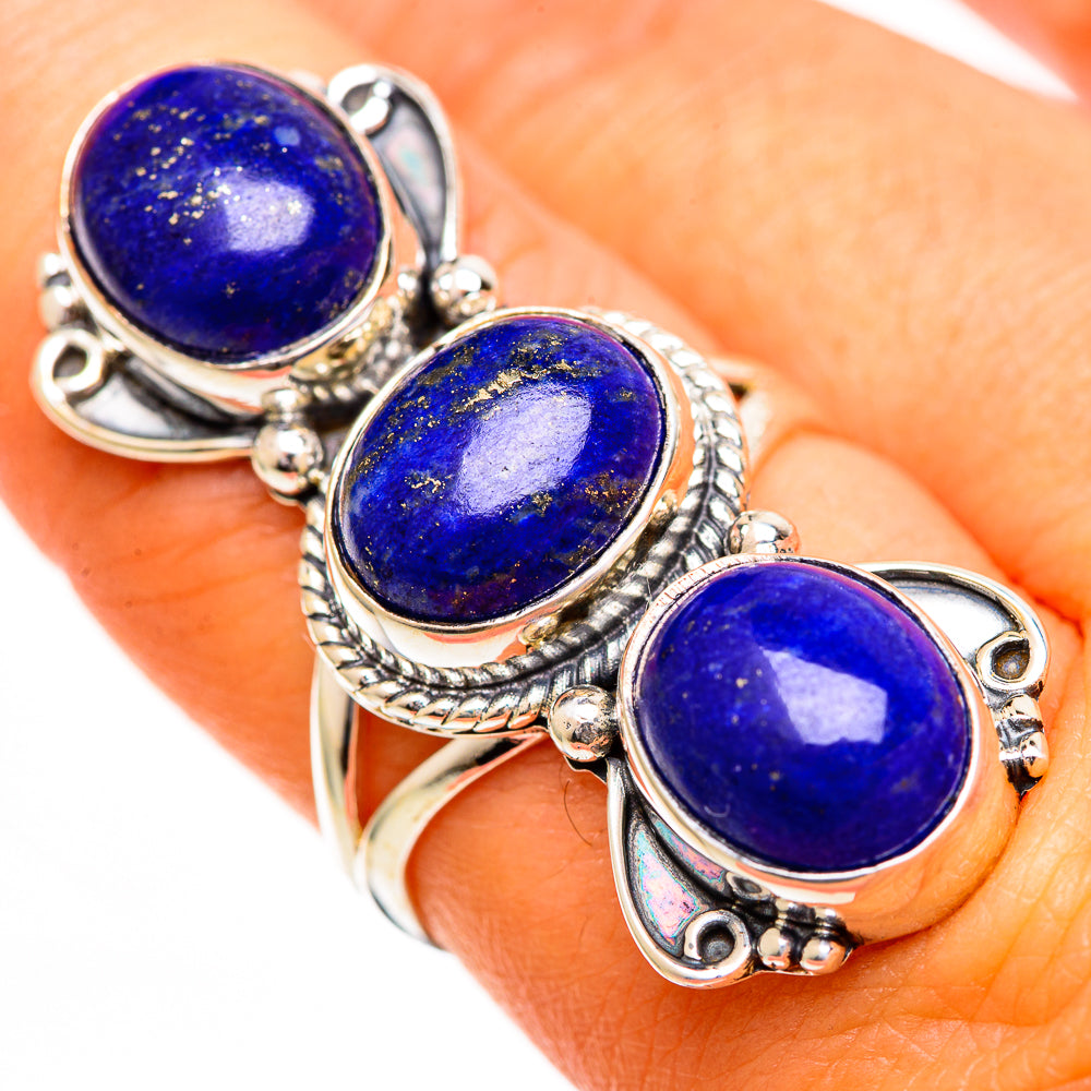 Lapis Lazuli Rings handcrafted by Ana Silver Co - RING110866