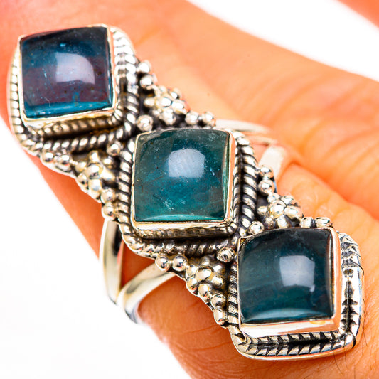 Green Fluorite Rings handcrafted by Ana Silver Co - RING110868