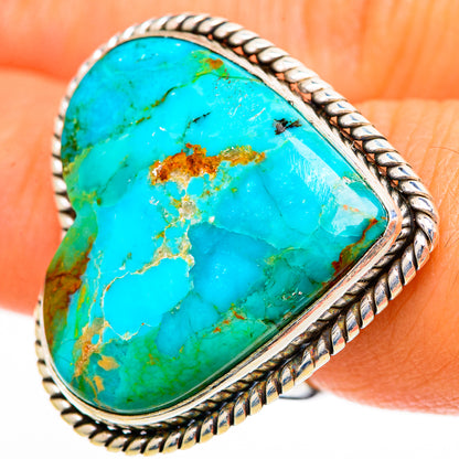 Chrysocolla Rings handcrafted by Ana Silver Co - RING110875