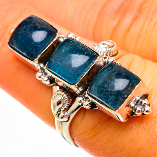 Green Fluorite Rings handcrafted by Ana Silver Co - RING110877