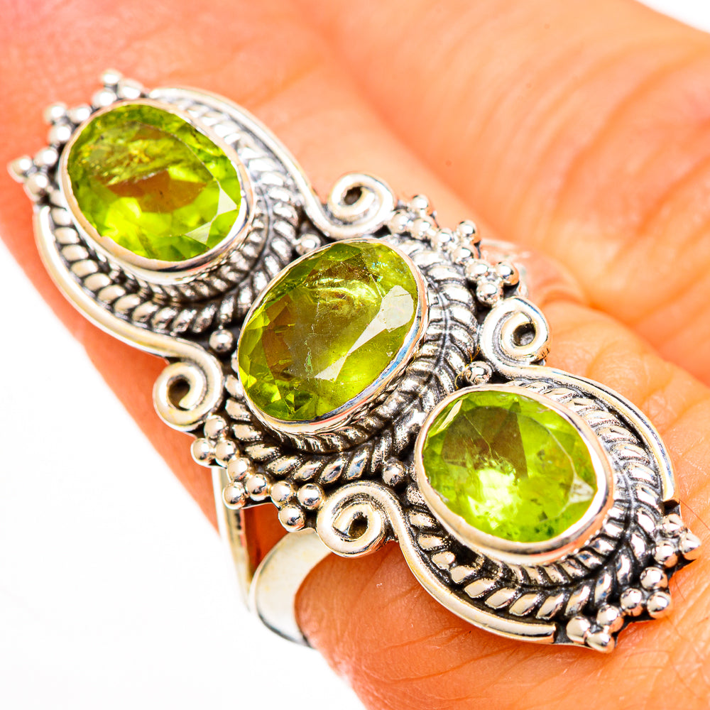 Peridot Rings handcrafted by Ana Silver Co - RING110884