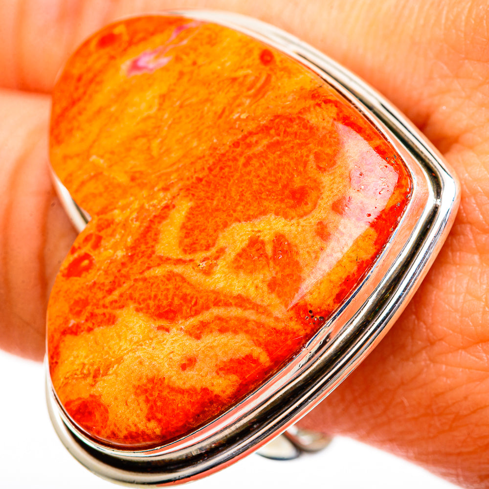 Sponge Coral Rings handcrafted by Ana Silver Co - RING110891