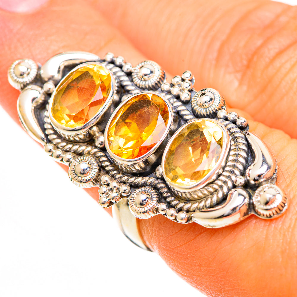 Citrine Rings handcrafted by Ana Silver Co - RING110894