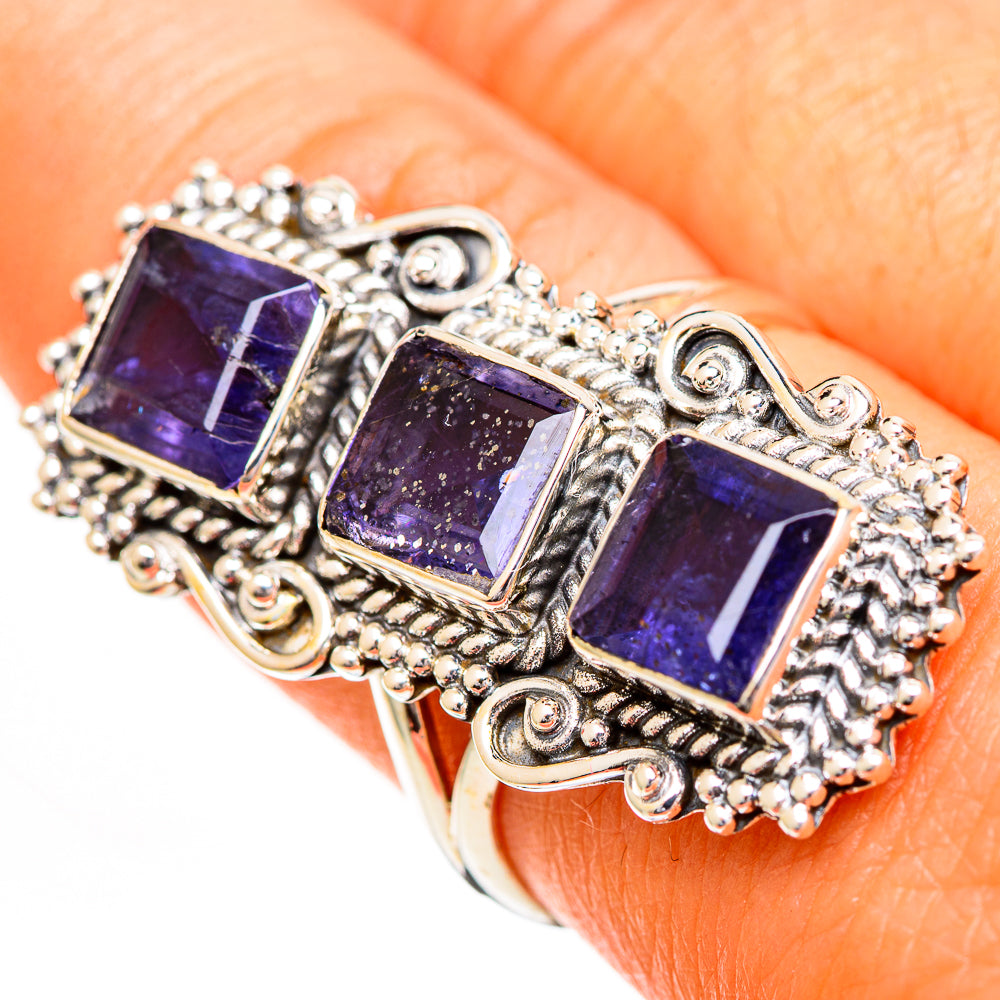 Violet Spinel Rings handcrafted by Ana Silver Co - RING110899