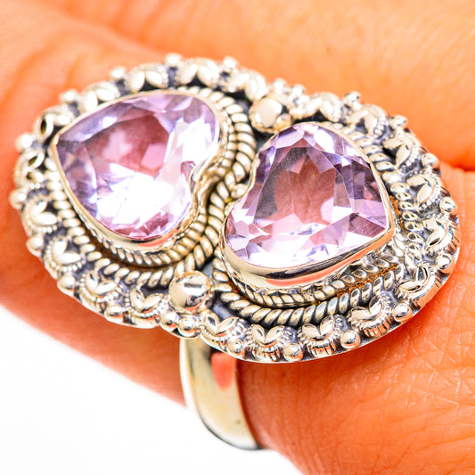 Kunzite Rings handcrafted by Ana Silver Co - RING110901