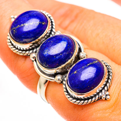 Lapis Lazuli Rings handcrafted by Ana Silver Co - RING110916