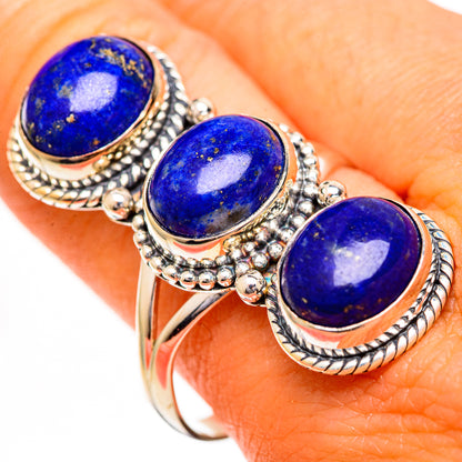 Lapis Lazuli Rings handcrafted by Ana Silver Co - RING110919