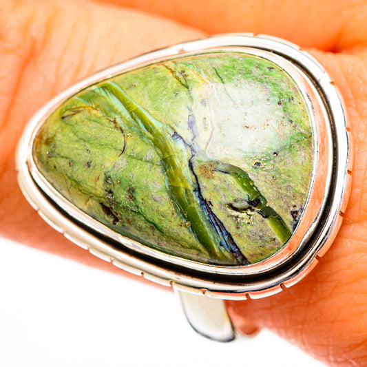Rainforest Jasper Rings handcrafted by Ana Silver Co - RING110925
