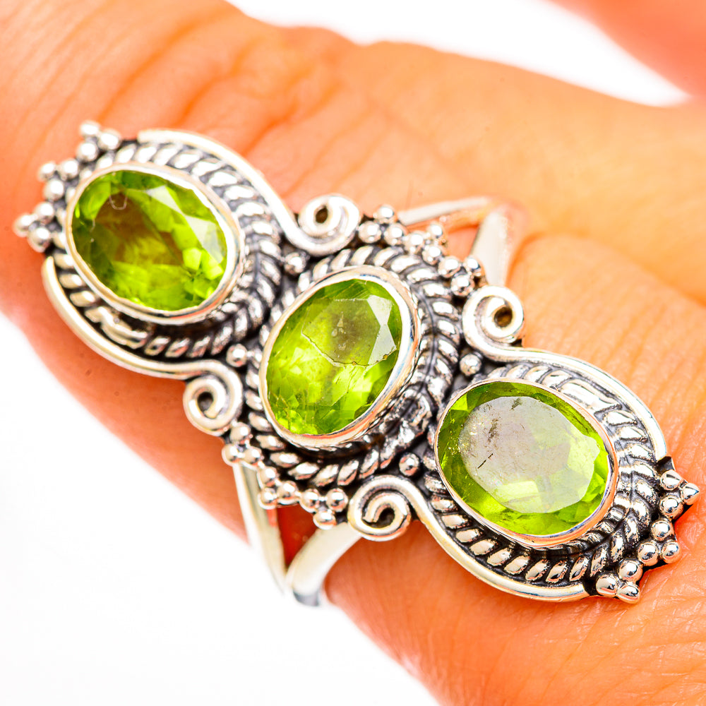Peridot Rings handcrafted by Ana Silver Co - RING110927