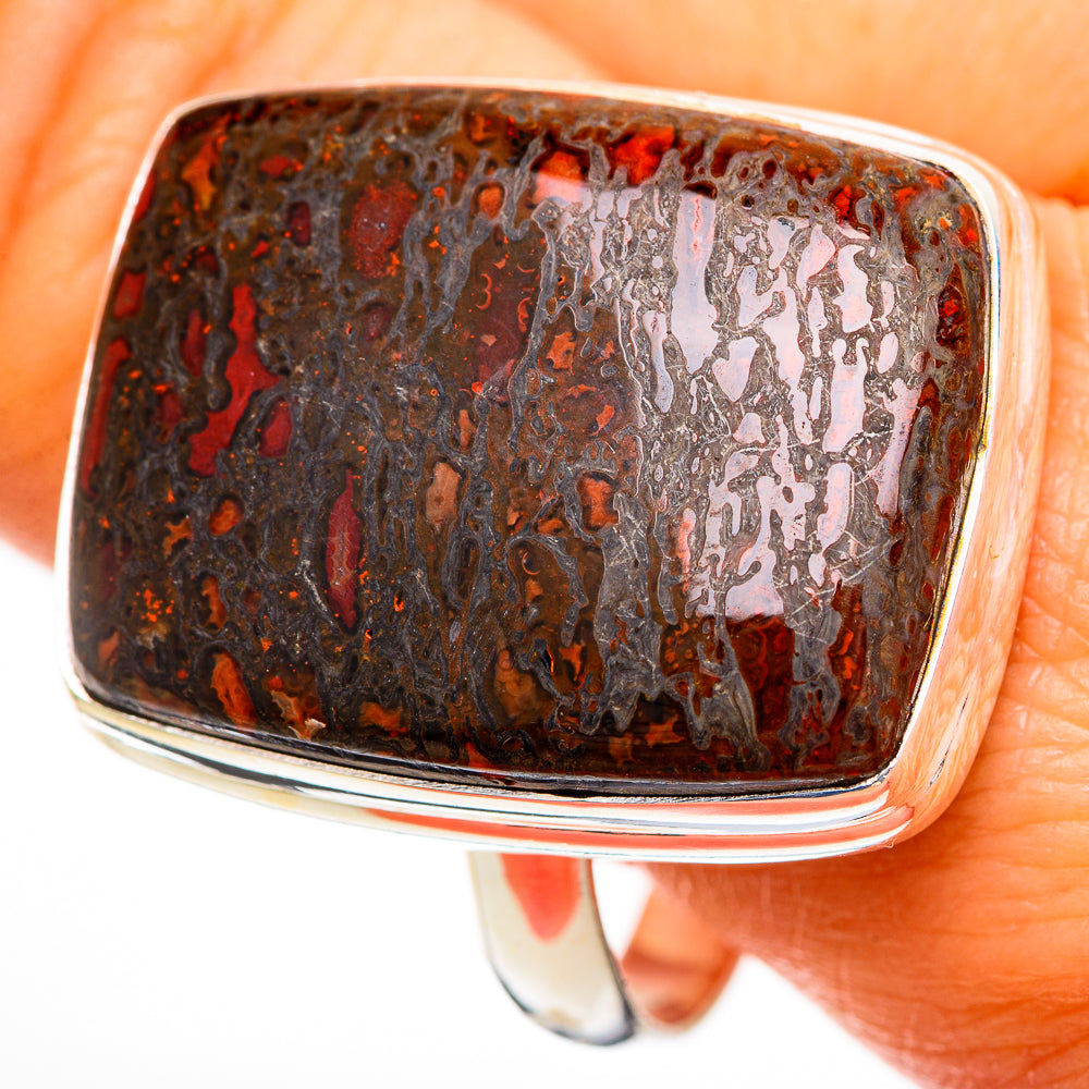 Dinosaur Bone Rings handcrafted by Ana Silver Co - RING110936