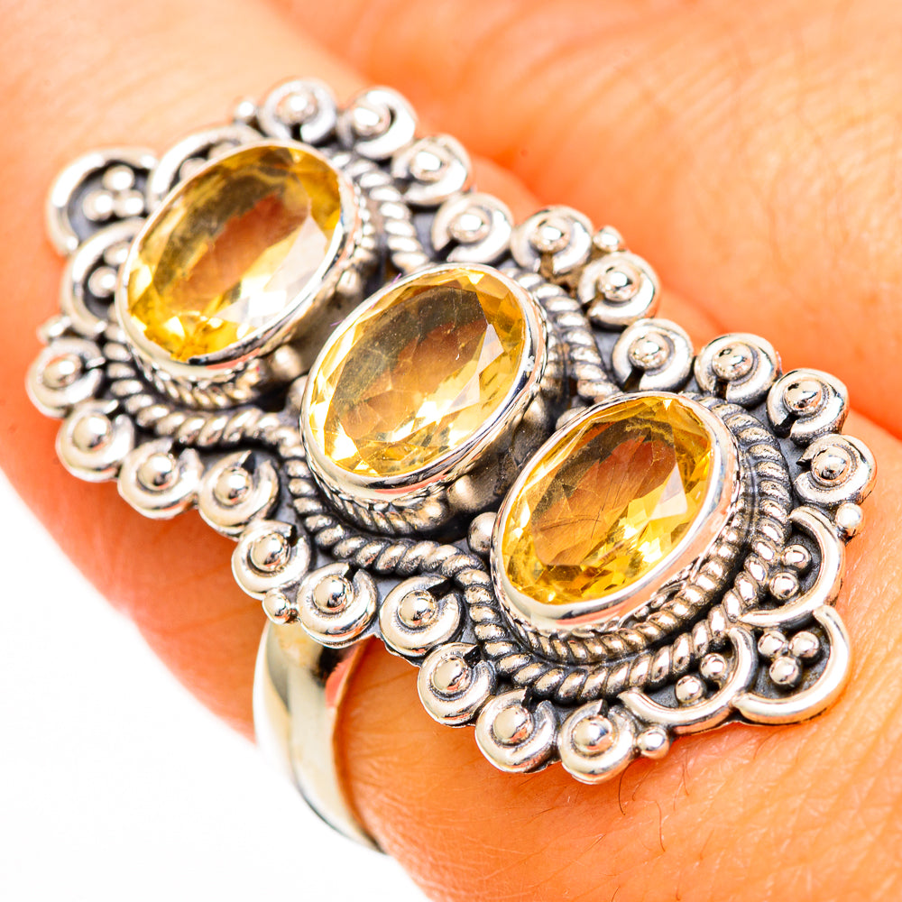 Citrine Rings handcrafted by Ana Silver Co - RING110939