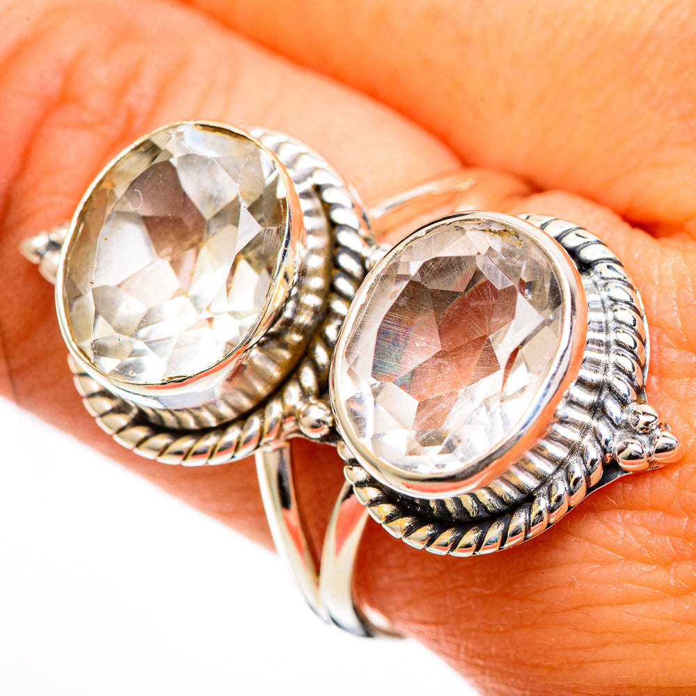 White Quartz Rings handcrafted by Ana Silver Co - RING110955