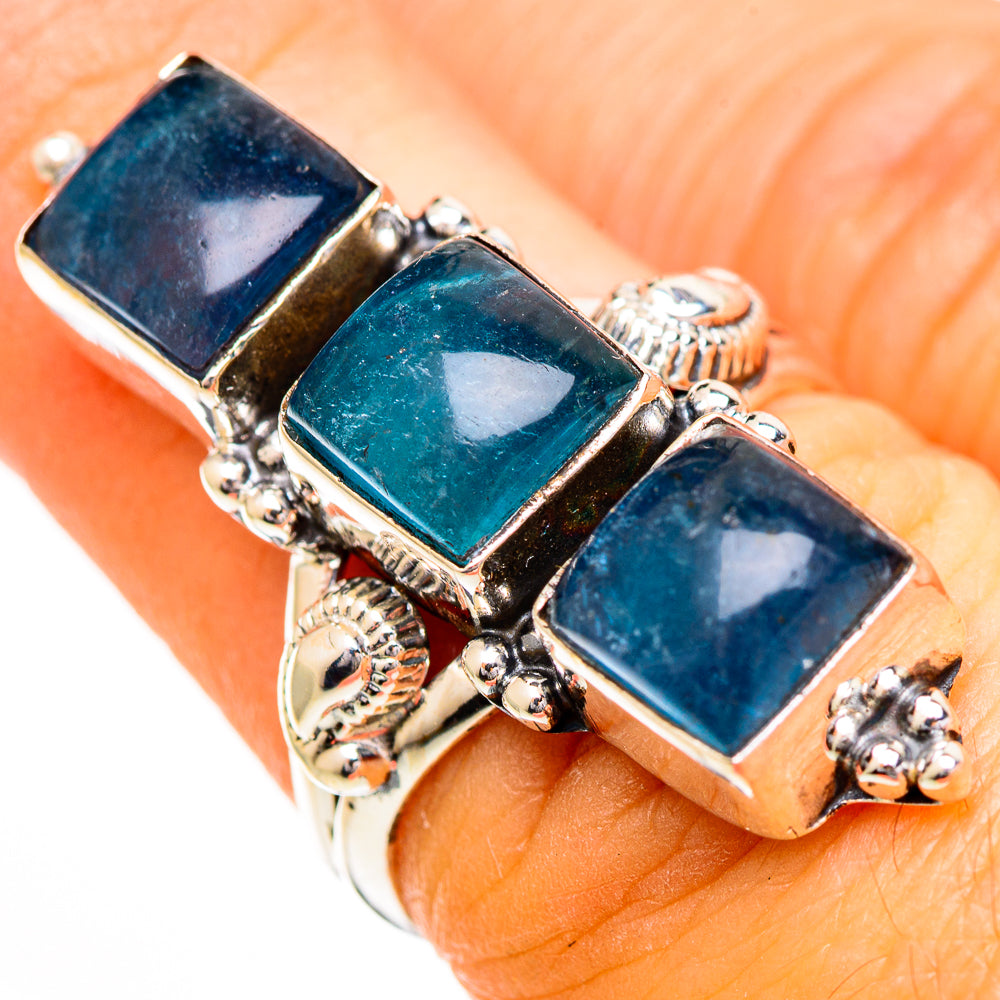 Green Fluorite Rings handcrafted by Ana Silver Co - RING110960
