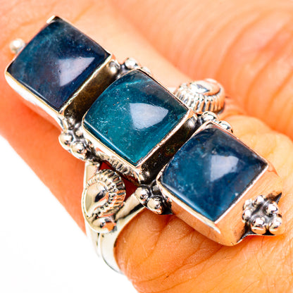 Green Fluorite Rings handcrafted by Ana Silver Co - RING110960