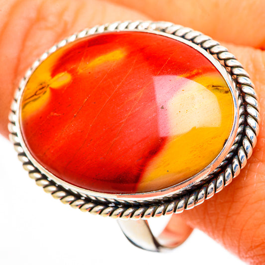 Mookaite Rings handcrafted by Ana Silver Co - RING110981