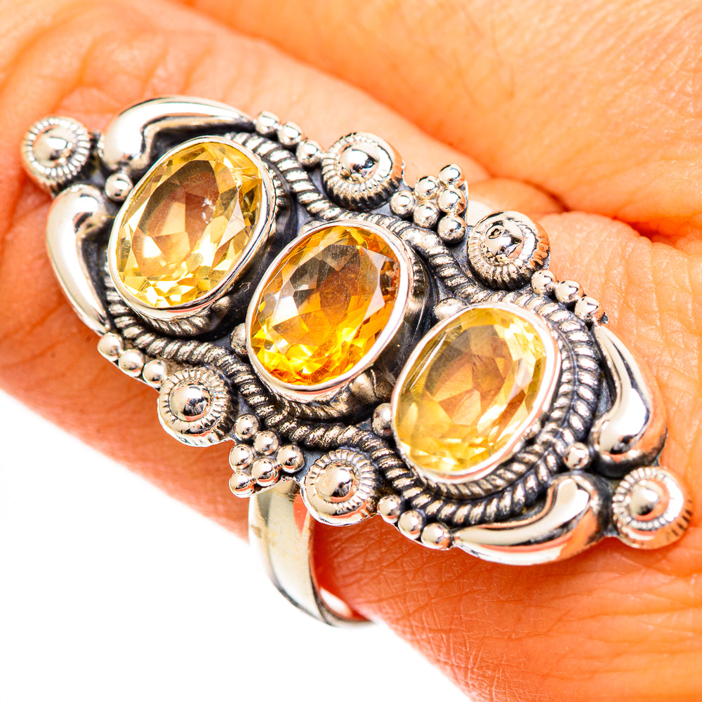 Citrine Rings handcrafted by Ana Silver Co - RING110984
