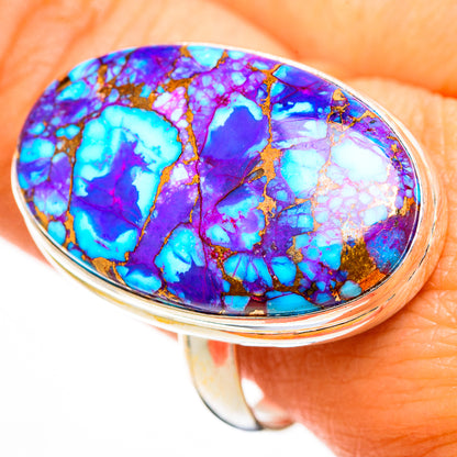 Spiny Oyster Turquoise Rings handcrafted by Ana Silver Co - RING110990