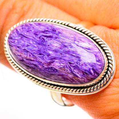 Charoite Rings handcrafted by Ana Silver Co - RING110991