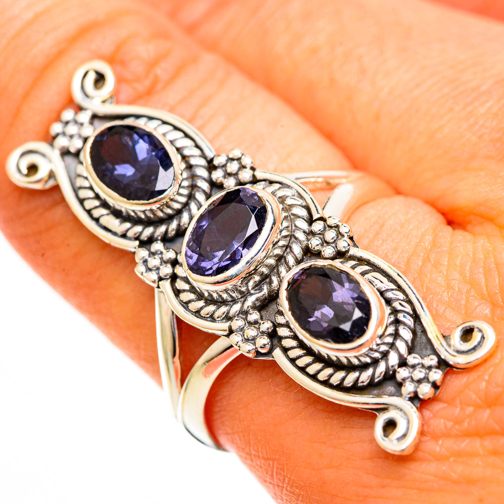 Violet Spinel Rings handcrafted by Ana Silver Co - RING110992