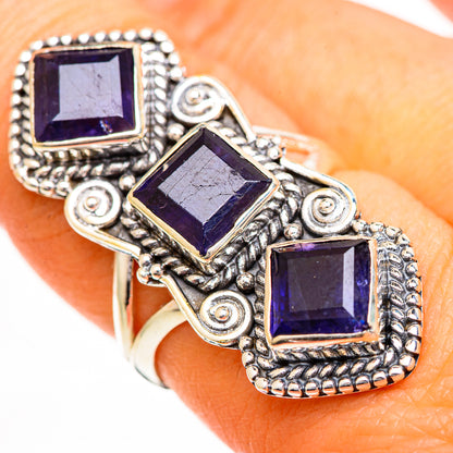 Violet Spinel Rings handcrafted by Ana Silver Co - RING110997