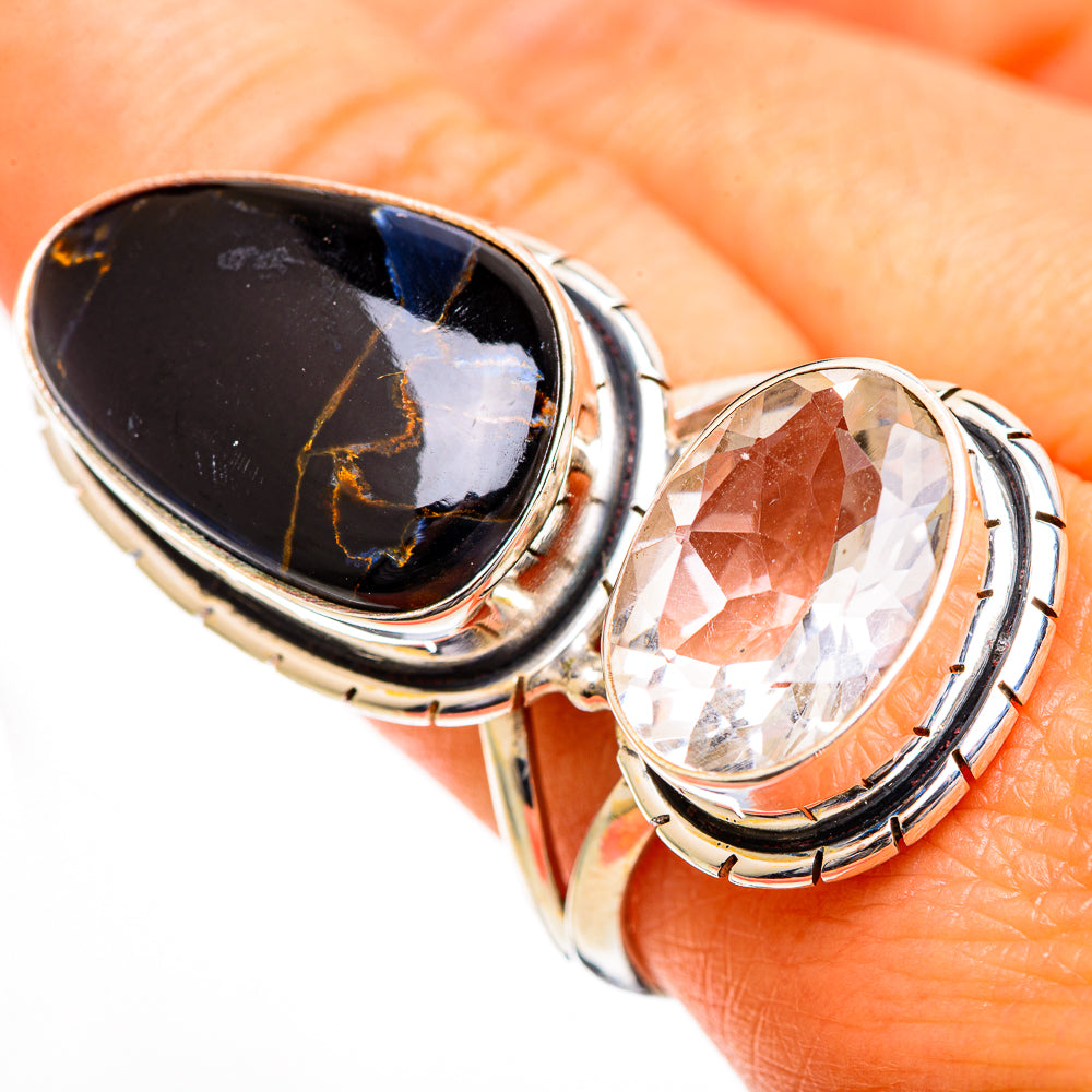 Pietersite Rings handcrafted by Ana Silver Co - RING111001