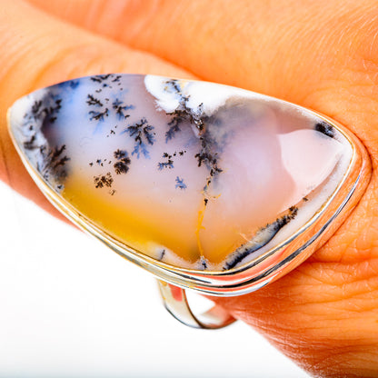 Dendritic Opal Rings handcrafted by Ana Silver Co - RING111005