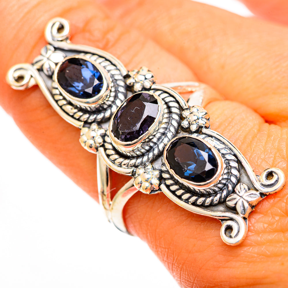 Violet Spinel Rings handcrafted by Ana Silver Co - RING111012