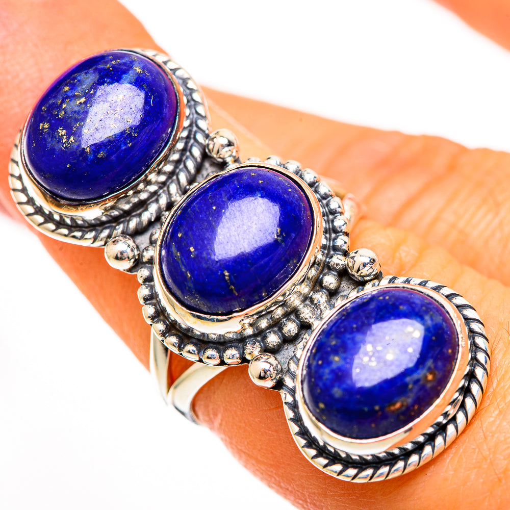 Lapis Lazuli Rings handcrafted by Ana Silver Co - RING111014