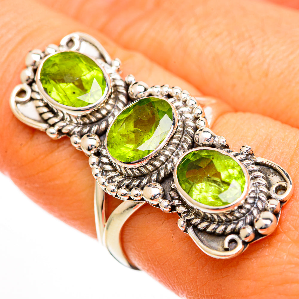 Peridot Rings handcrafted by Ana Silver Co - RING111022