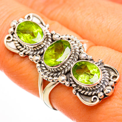 Peridot Rings handcrafted by Ana Silver Co - RING111022