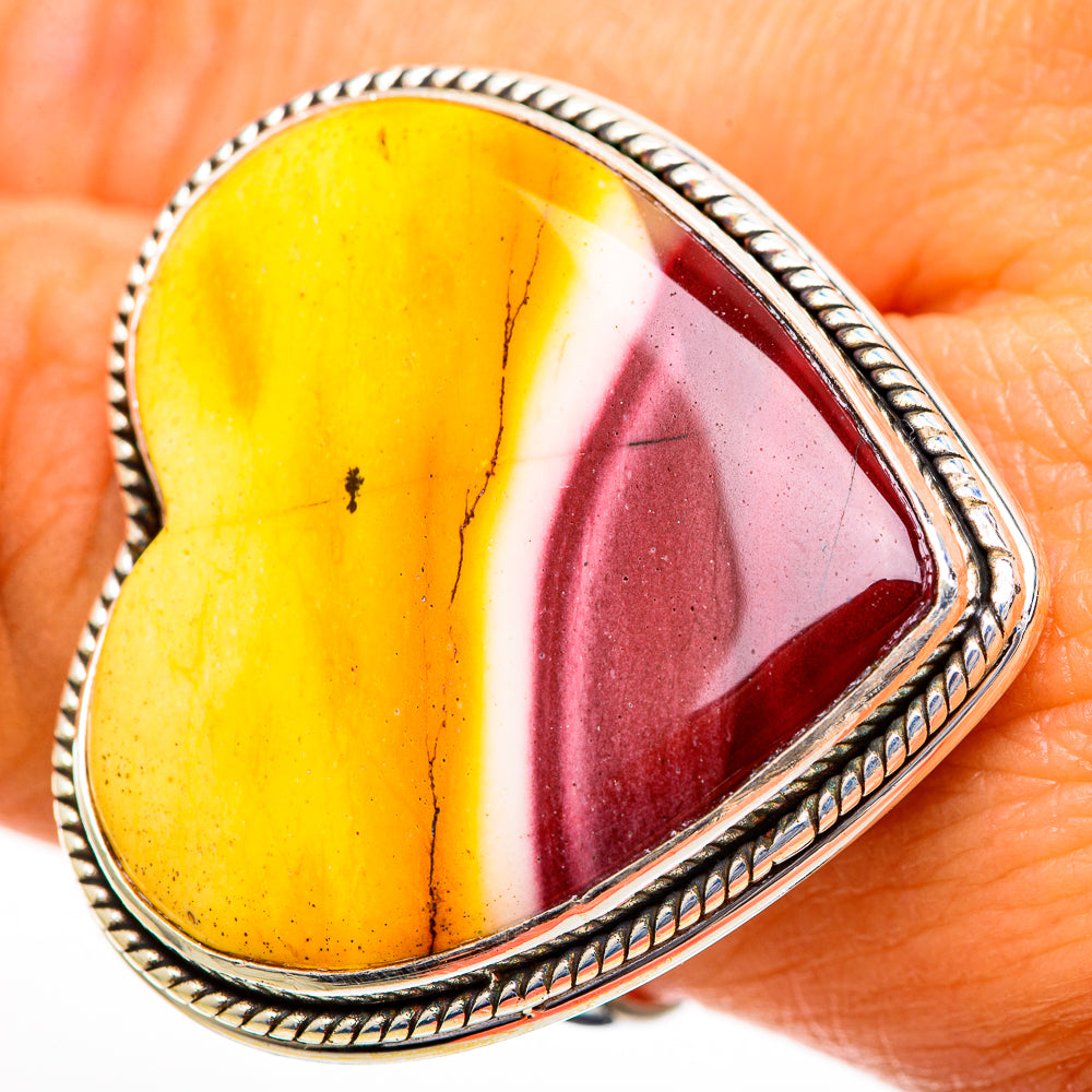 Mookaite Rings handcrafted by Ana Silver Co - RING111026