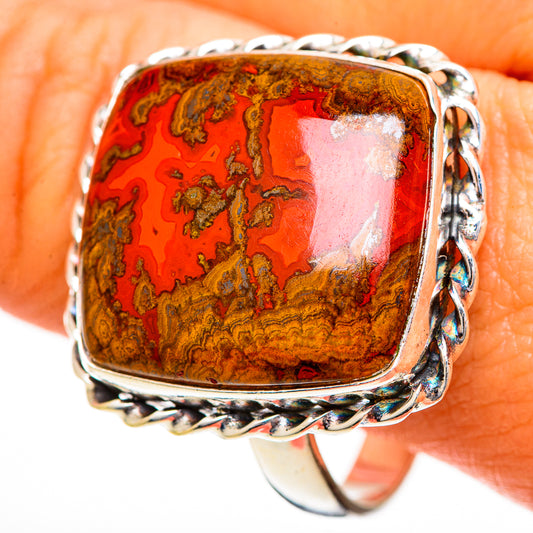 Moroccan Agate Rings handcrafted by Ana Silver Co - RING111027