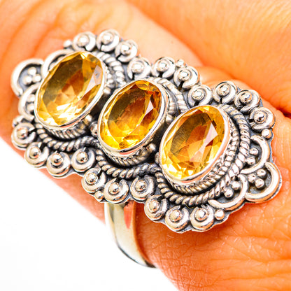 Citrine Rings handcrafted by Ana Silver Co - RING111032