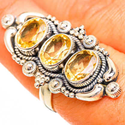 Citrine Rings handcrafted by Ana Silver Co - RING111033