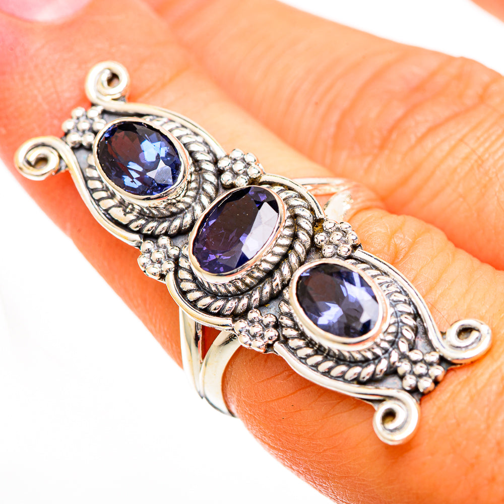 Violet Spinel Rings handcrafted by Ana Silver Co - RING111040