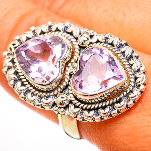 Kunzite Rings handcrafted by Ana Silver Co - RING111041