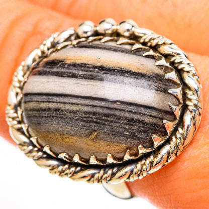 Pinolith Jasper Rings handcrafted by Ana Silver Co - RING111046