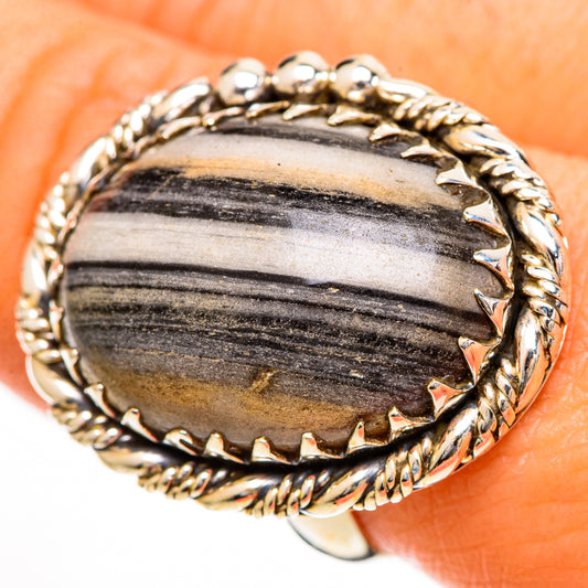 Pinolith Jasper Rings handcrafted by Ana Silver Co - RING111046