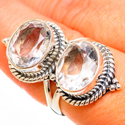 White Quartz Rings handcrafted by Ana Silver Co - RING111049