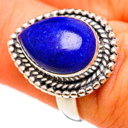Lapis Lazuli Rings handcrafted by Ana Silver Co - RING111054