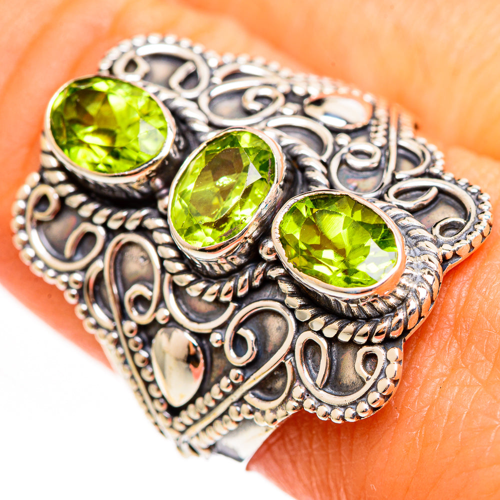 Peridot Rings handcrafted by Ana Silver Co - RING111059