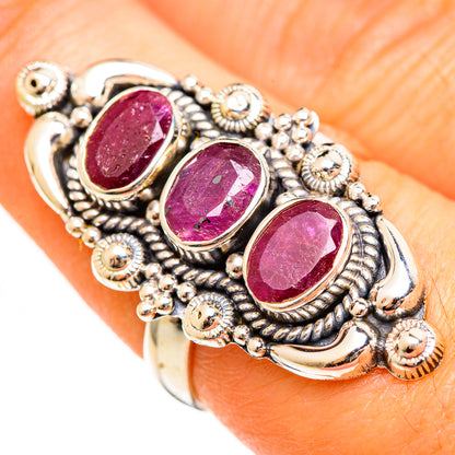 Ruby Rings handcrafted by Ana Silver Co - RING111064