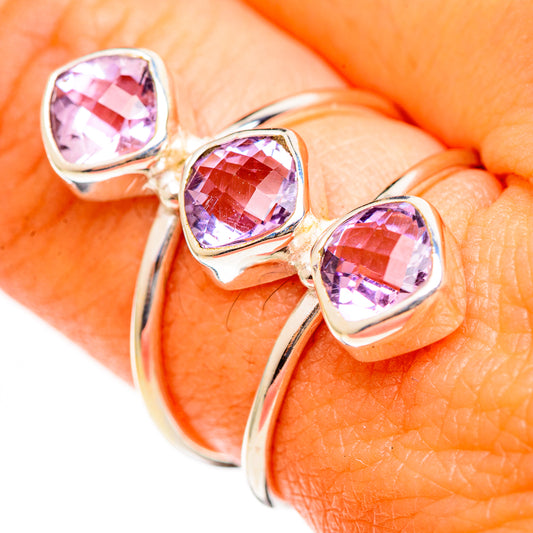 Kunzite Rings handcrafted by Ana Silver Co - RING111066