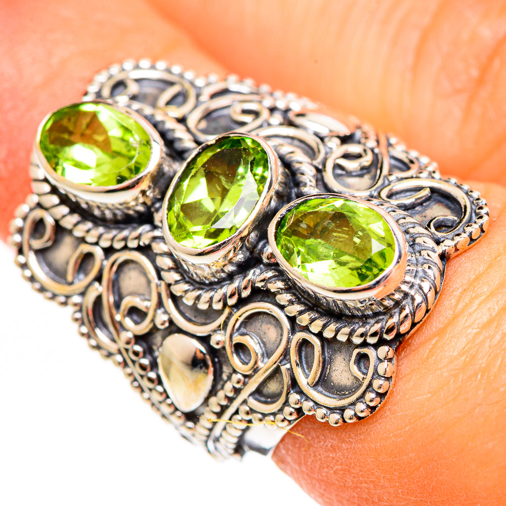 Peridot Rings handcrafted by Ana Silver Co - RING111086