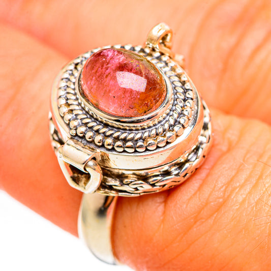 Watermelon Tourmaline Rings handcrafted by Ana Silver Co - RING111090