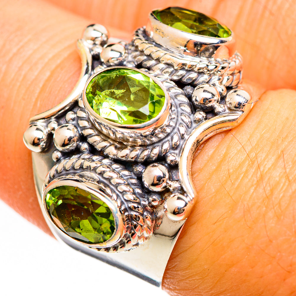 Peridot Rings handcrafted by Ana Silver Co - RING111113