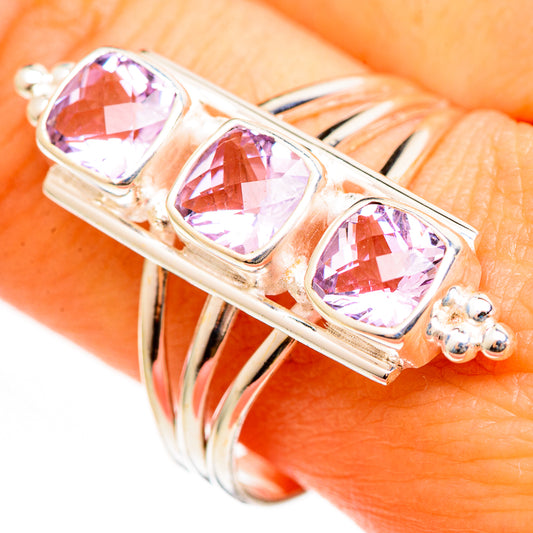 Kunzite Rings handcrafted by Ana Silver Co - RING111121