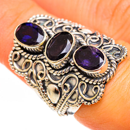 Violet Spinel Rings handcrafted by Ana Silver Co - RING111122